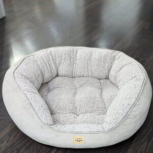 UGG Grey Plush Pet Bed